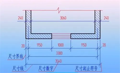 建筑制图标准尺寸怎么标注