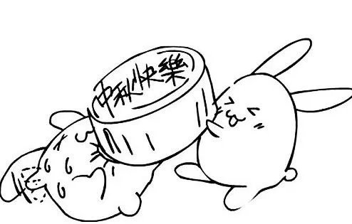 中秋节图画怎么画?