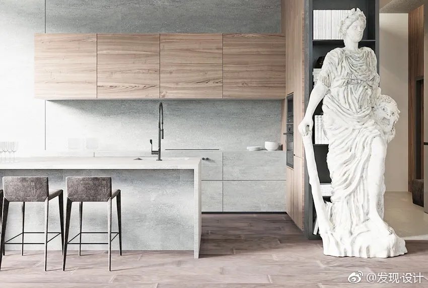 走进这间位于纽约的现代感公寓就像进到欧洲博物馆或是梵蒂冈一般...