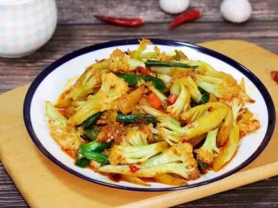 最正宗的干锅菜花做法