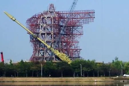 荆州巨型关公雕像被拆除，只剩钢架和大刀，拆除过程经历了哪些困难？