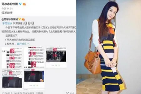 范冰冰风波后首发文 粉丝圈全力帮其辟谣
