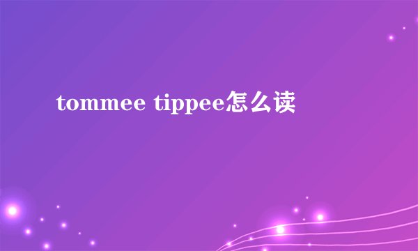 tommee tippee怎么读