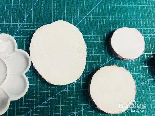 创意手工DIY甜品原木画涂鸦制作教程