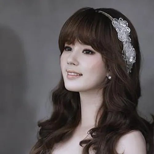 可爱新娘发型图片欣赏 2017五款流行的可爱新娘发型