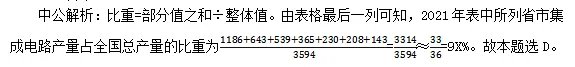 历年国家公务员考试行测试题回顾——比例运算