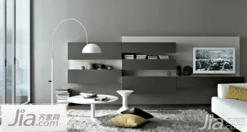 37图现代简约电视背景墙 打造时尚家居风
