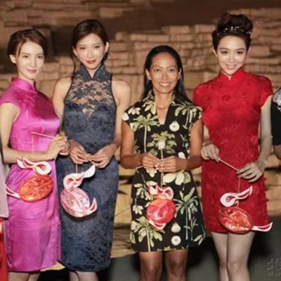 林志玲旗袍装惊艳网友  身材凸凹有致女神魅力依旧强大