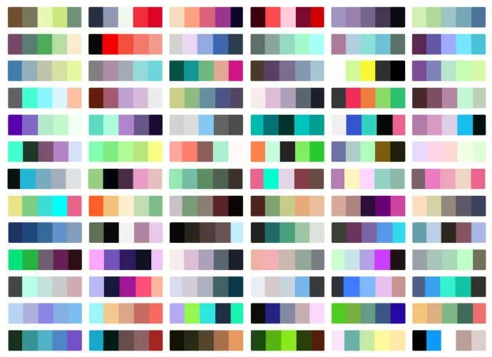 十分全的调色盘配色，收藏