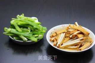 青椒炒香干