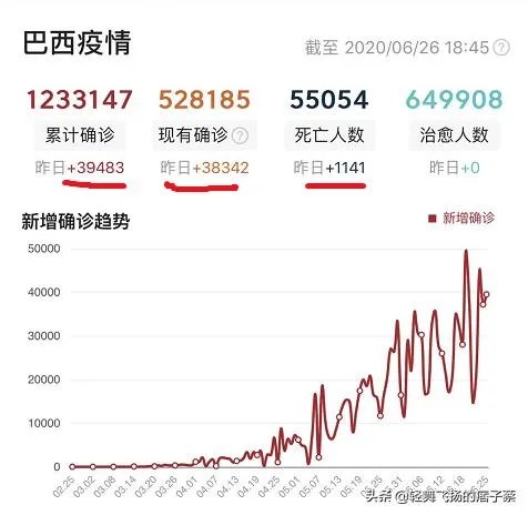 巴西单日新增病例近4万，美国都不是对手，巴西疫情怎么会发展到这种地步？