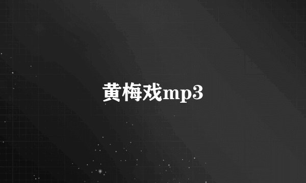 黄梅戏mp3
