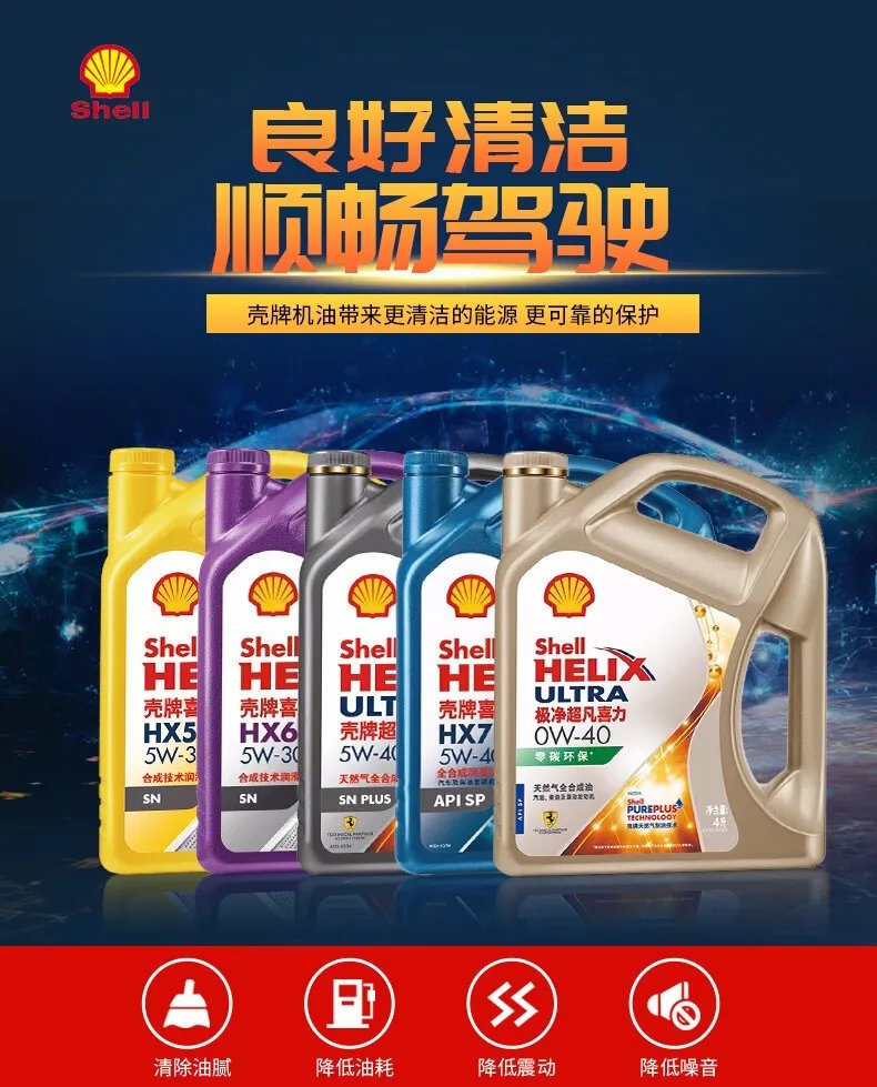壳牌润滑油价格