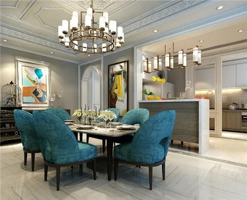 室内餐厅装修效果图大全   各式风格的餐厅装修案例