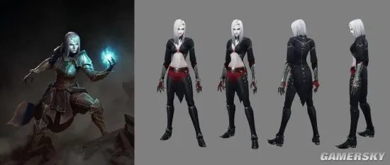 暗黑3女版死灵法师造型与套装一览 女版死灵法师新技能解析