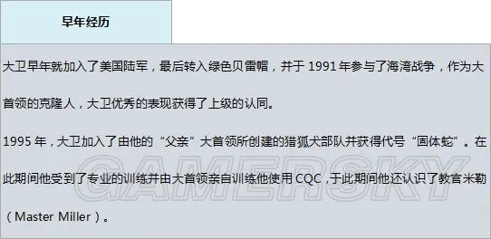 《合金装备》系列人物剧情 合金装备系列关键人物剧情整理