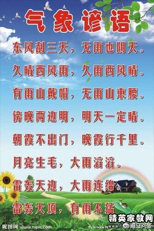 关于农业生产的俗语有哪些？