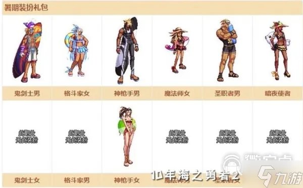 《dnf》2023夏日套装扮全职业外观效果