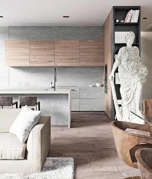 走进这间位于纽约的现代感公寓就像进到欧洲博物馆或是梵蒂冈一般...