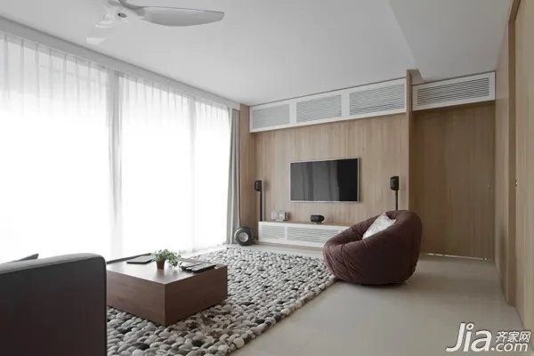 37图现代简约电视背景墙 打造时尚家居风