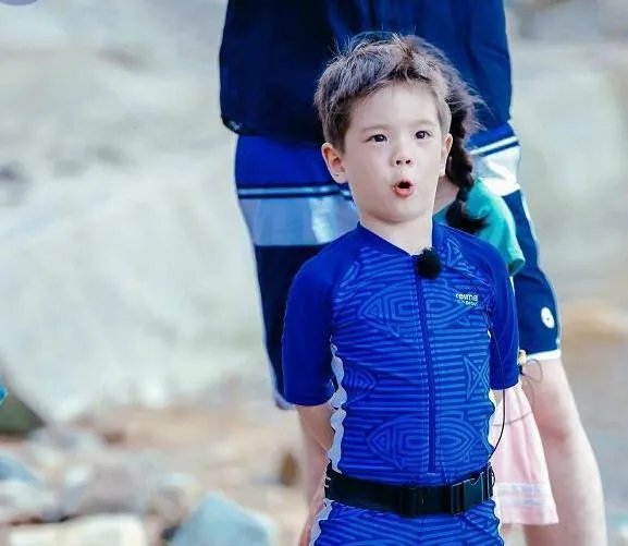 霍思燕儿子嗯哼长大了，单眼皮变成双眼皮，颜值爆表，你觉得帅吗？