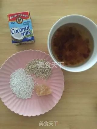 桃胶椰汁西米露