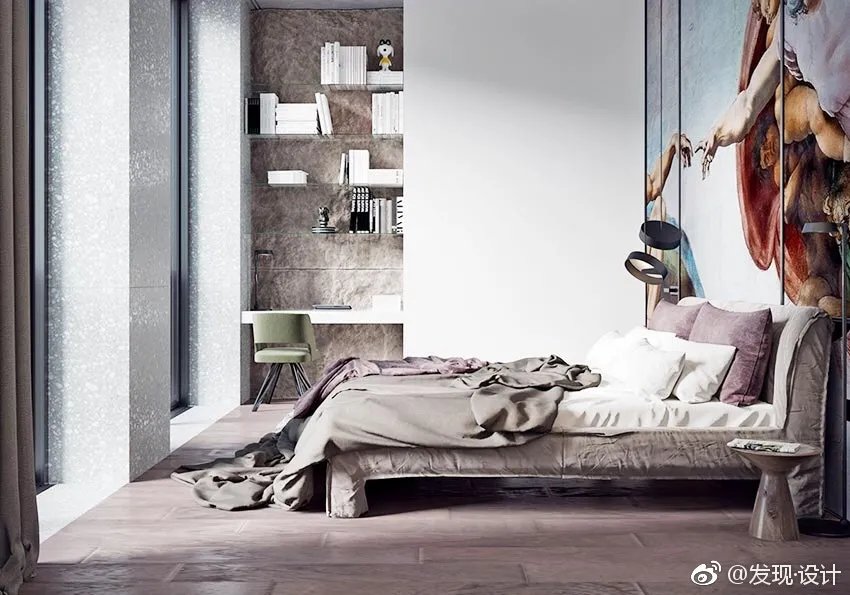 走进这间位于纽约的现代感公寓就像进到欧洲博物馆或是梵蒂冈一般...