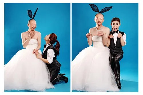 反串婚纱摄影效果图 拍摄反串婚纱照注意事项