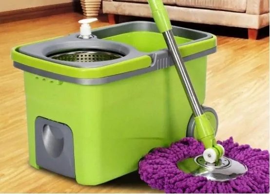 胶棉拖把怎么安装