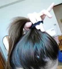 怎样扎韩式花苞头