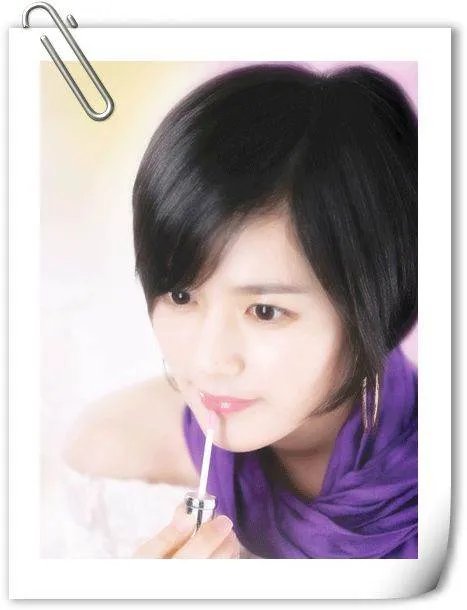 韩佳人的短发图片