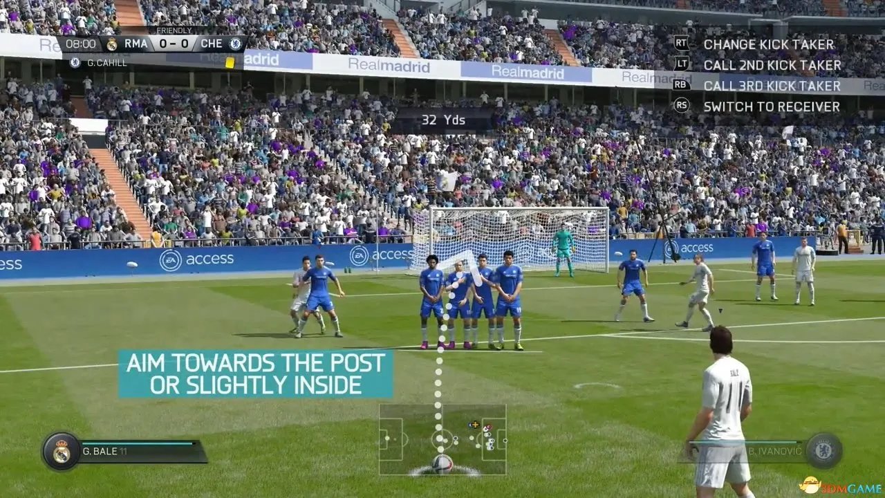 FIFA 16 大力任意球图文教学 任意球力度调节技巧