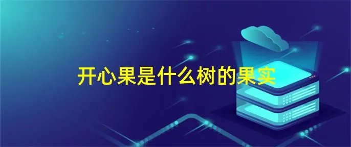 开心果是什么树的果实