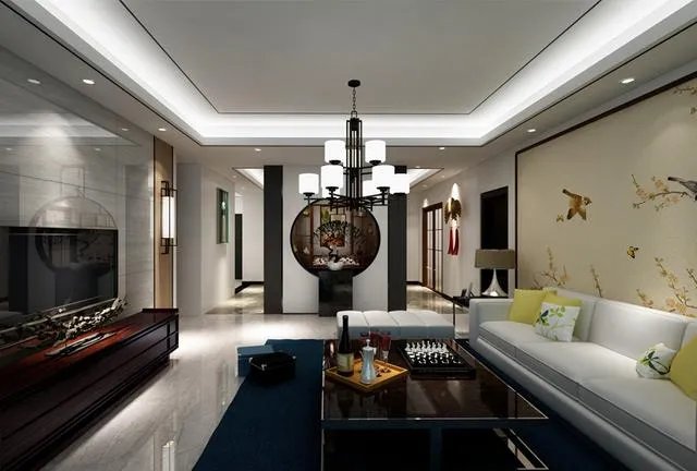 眉山加州国际城新中式装修风格