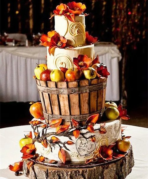 婚庆蛋糕价格一览表  定做婚礼蛋糕要多久