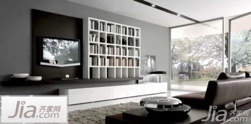 37图现代简约电视背景墙 打造时尚家居风