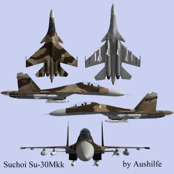 苏-34战斗轰炸机和苏-30歼击机 怎么这么像?? 它们有什么区别 而且轰炸机怎么这么像战斗机