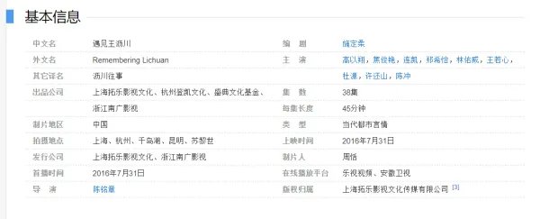 遇见王沥川评分为什么那么高