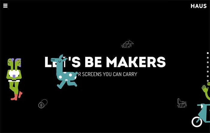 一组酷炫动效设计的网站欣赏