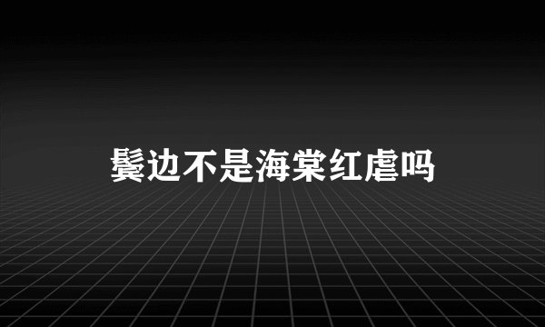 鬓边不是海棠红虐吗