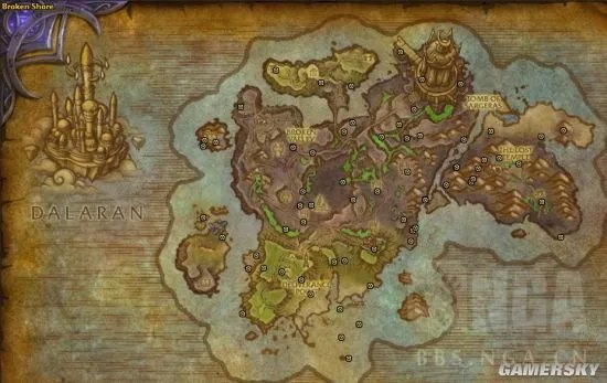 魔兽世界7.2隐藏的虫语者宝箱全地图坐标一览