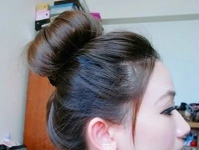 怎样扎韩式花苞头