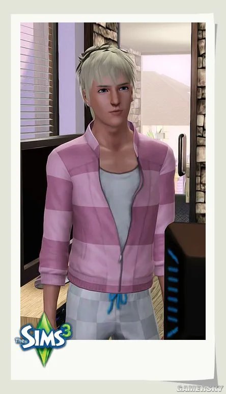 《模拟人生3》MOD人物 两款帅哥头型补丁下载