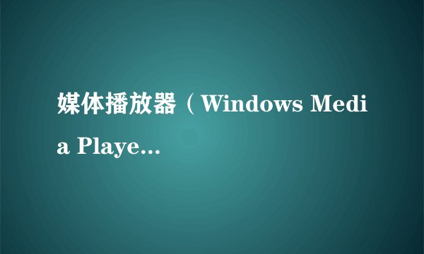媒体播放器（Windows Media Player)各种参数提问