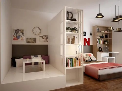 小卧室榻榻米装修效果图 清新实用榻榻米设计