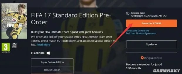 《FIFA17》正版购买图文教程 FIFA17怎么购买
