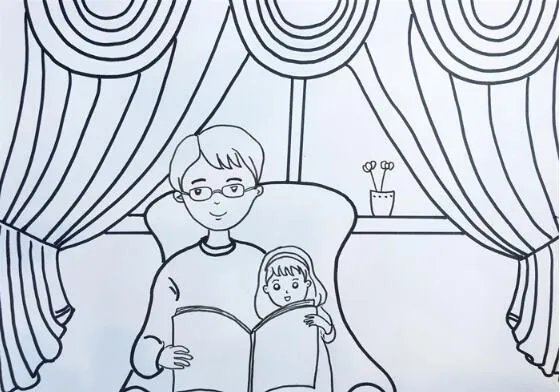 2020画一幅画送给爸爸父亲节 2020儿童画父亲节的图画