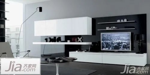 37图现代简约电视背景墙 打造时尚家居风