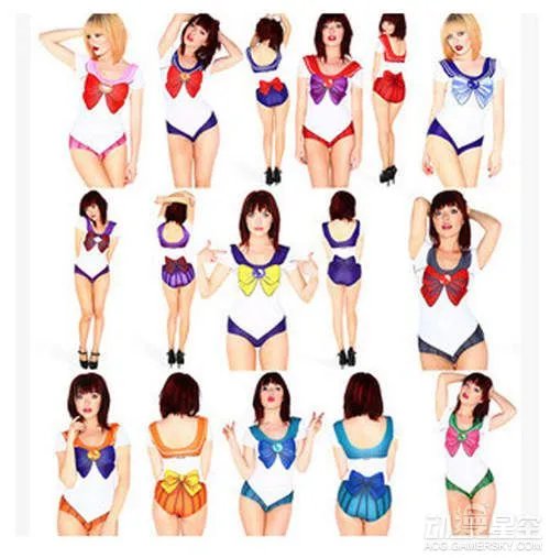 《美少女战士》推出连体泳装 变身玩水耻度爆表