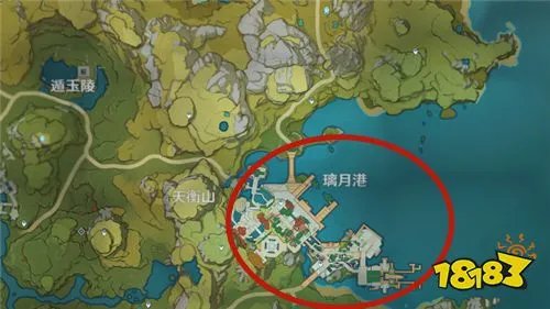 原神璃月海滩在哪